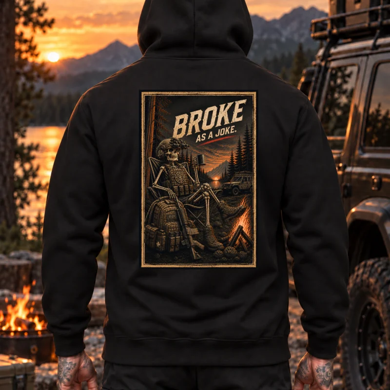Broke As A Joke Hoodie