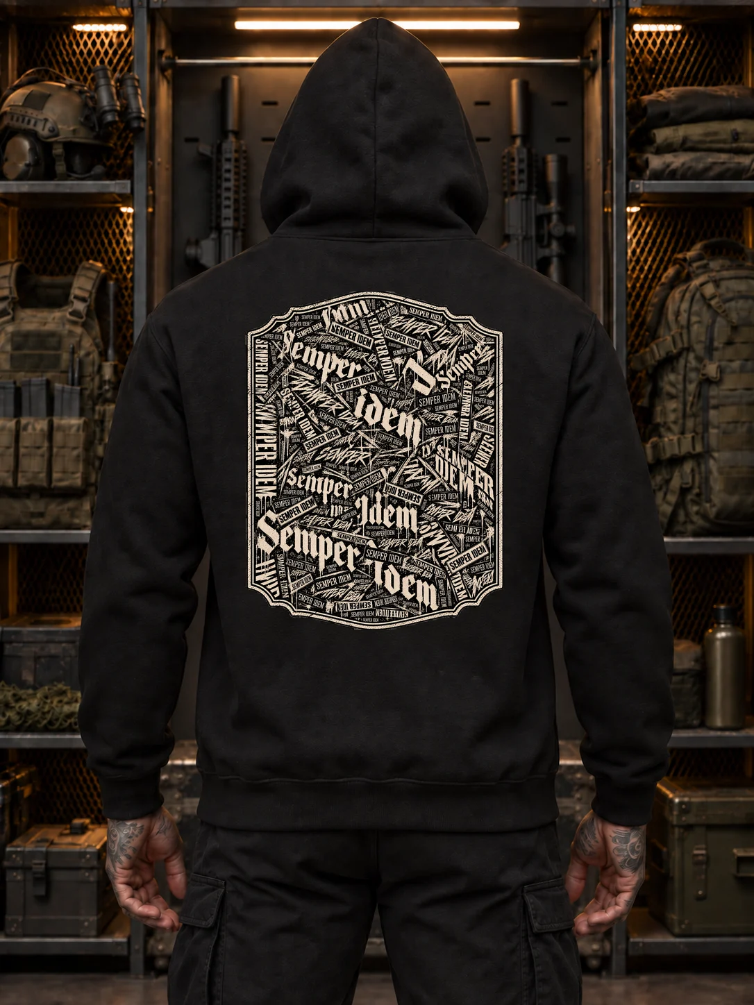 Semper Idem Chaos Hoodie - Afbeelding 2