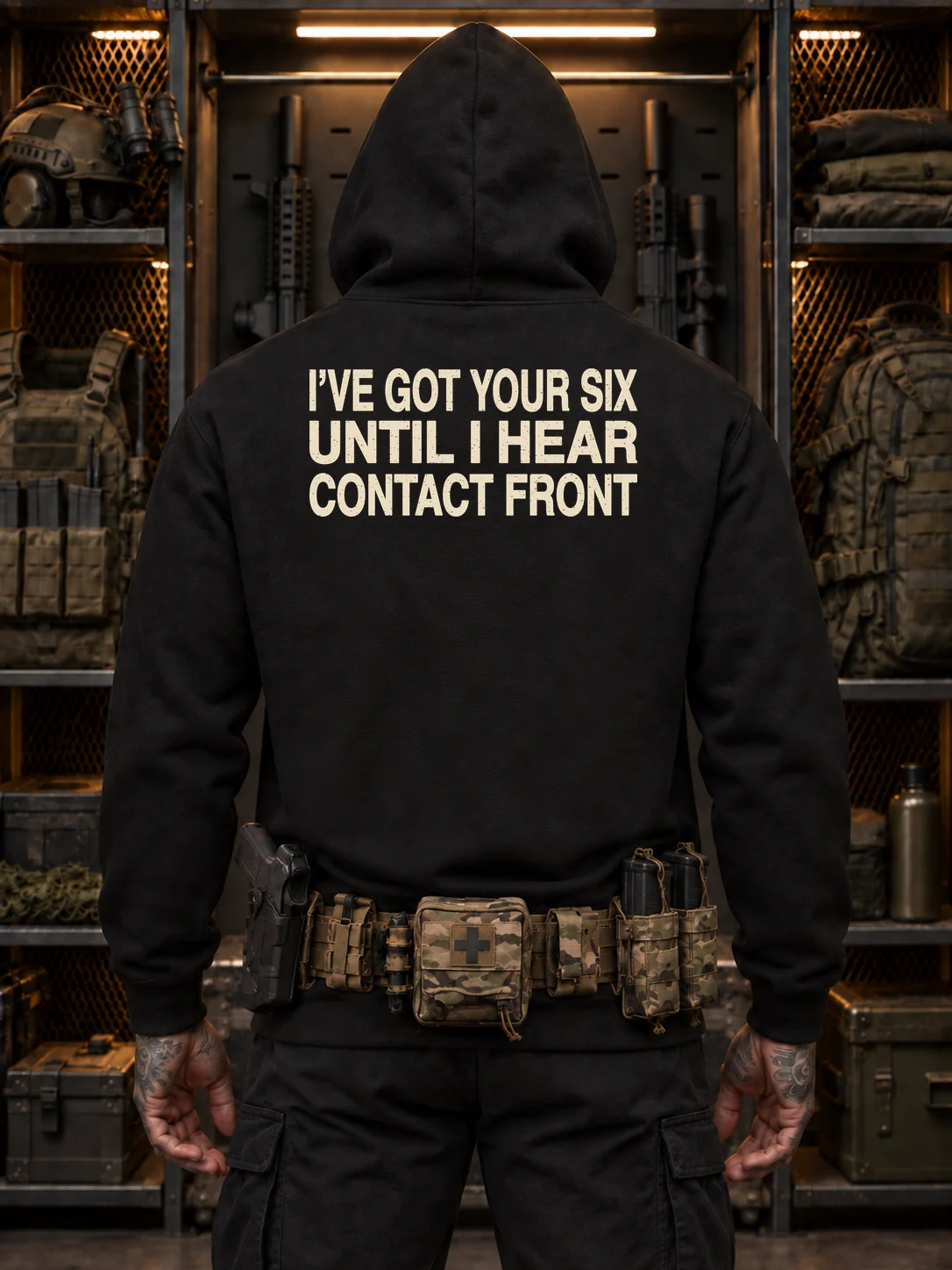I’ve Got Your Six Hoodie - Afbeelding 2