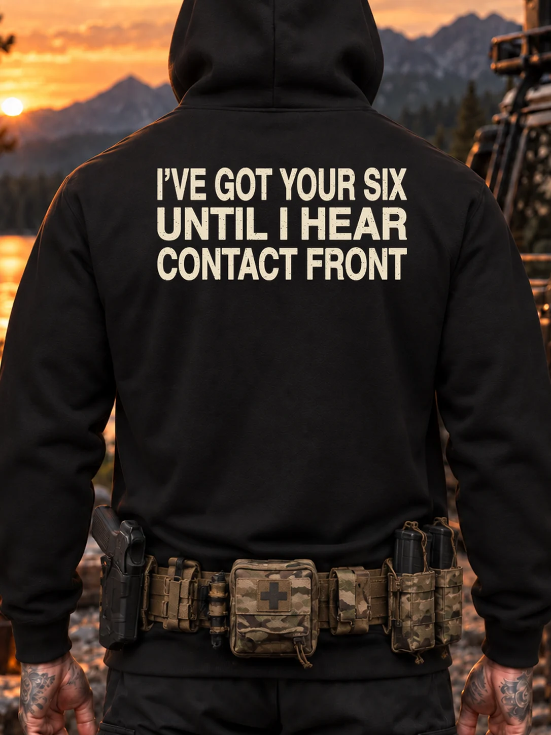 I’ve Got Your Six Hoodie - Afbeelding 4