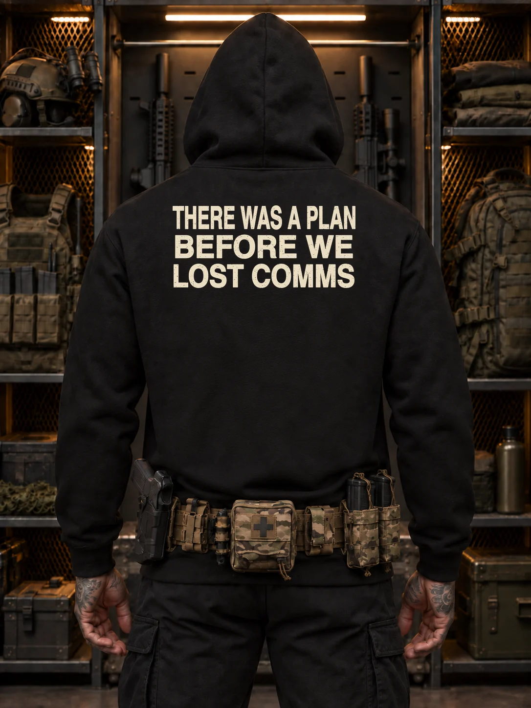 There Was a Plan Hoodie - Afbeelding 2
