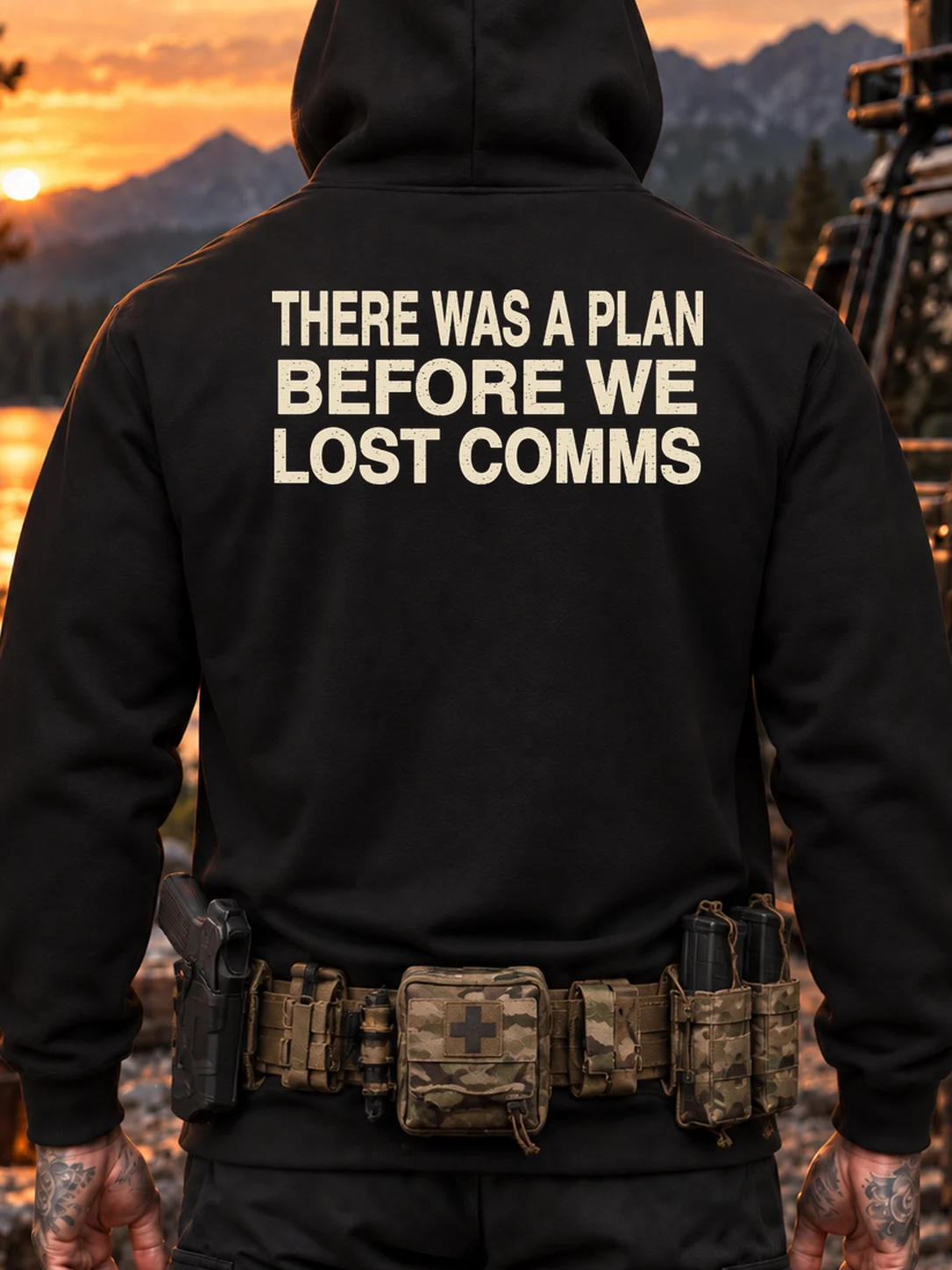 There Was a Plan Hoodie - Afbeelding 4