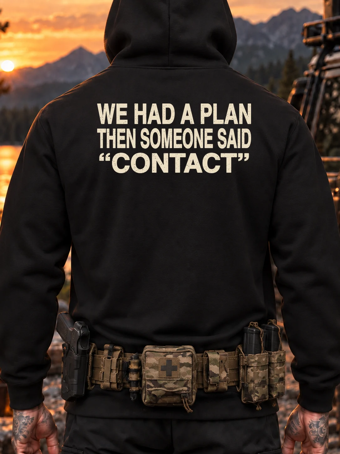 We Had a Plan Hoodie - Afbeelding 4